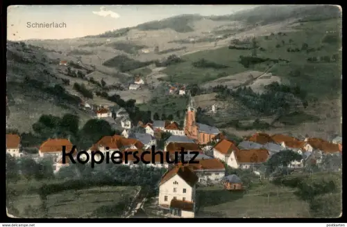 ALTE POSTKARTE SCHNIERLACH GESAMTANSICHT TOTAL LAPOUTROIE FELDPOST 1915 Alsace Elsass France cpa postcard Ansichtskarte