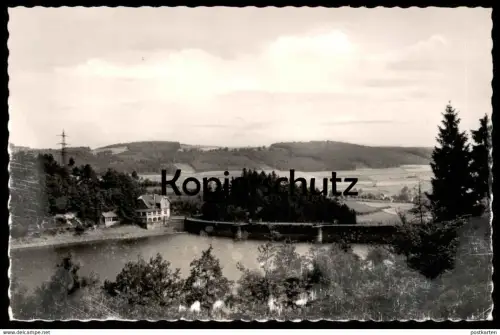 ÄLTERE POSTKARTE GASTHAUS ZUR OESTERTALSPERRE ADOLF DENKER PLETTENBERG Talsperre Barrage Hydro Dam cpa postcard AK