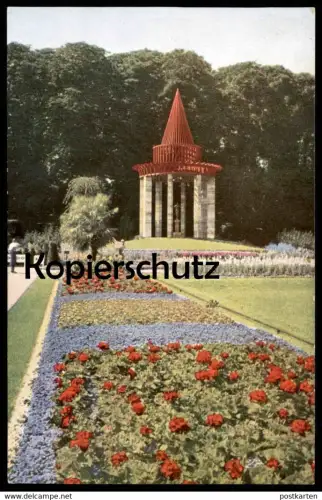 ALTE POSTKARTE STUTTGART GARTENBAUAUSSTELLUNG 1924 AUSSTELLUNGSTEMPEL ARCHITEKT GUSTAV LEONHARDT Botanic Garden Jardin