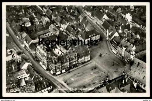 ALTE POSTKARTE ZWICKAU FLUGZEUGAUFNAHME Fliegeraufnahme Luftbild postcard cpa AK Ansichtskarte