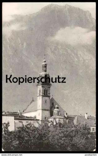 ALTE POSTKARTE HALL IN TIROL STIFTSKIRCHE Kirche Church Église cpa postcard AK Ansichtskarte