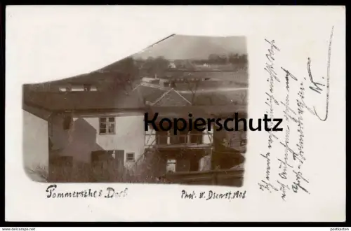 ALTE FOTO POSTKARTE POMMERSCHES DORF GROSS-BREMERHAGEN Poststempel Stralsund 1908 Bauernhaus cpa postcard Sundhagen AK