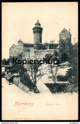 ALTE POSTKARTE NÜRNBERG BURG OST castle chateau cpa postcard AK Ansichtskarte
