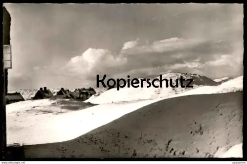 ÄLTERE POSTKARTE LIST AUF INSEL SYLT IM WINTER EIS SCHNEE hiver snow neige AK Ansichtskarte cpa postcard