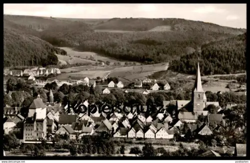 ÄLTERE POSTKARTE LÜGDE TOTALANSICHT GESAMTANSICHT PANORAMA STADT DER OSTERRÄDER cpa postcard Ansichtskarte