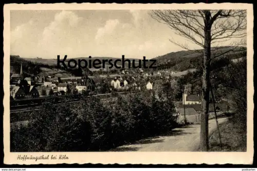 ÄLTERE POSTKARTE HOFFNUNGSTHAL BEI KÖLN Rösrath Eisenbahn Railway Chemin de fer Ansichtskarte cpa postcard AK
