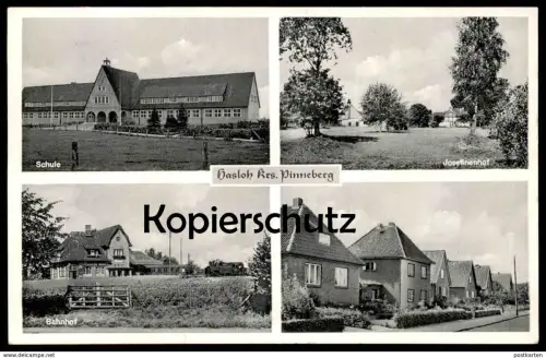 ALTE POSTKARTE HASLOH DAMPFLOK IM BAHNHOF train station locomotive à vapeur bei Pinneberg Pinnau Rellingen Bönningstedt