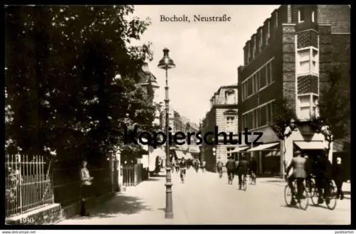 ÄLTERE POSTKARTE BOCHOLT NEUSTRASSE REPRO 1973 Neustraße cpa postcard AK Ansichtskarte