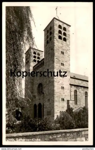 ALTE POSTKARTE UNNA KATHARINEN-KIRCHE Katharinenkirche church église Ansichtskarte AK cpa postcard