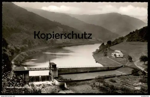 ÄLTERE POSTKARTE STAUSEE HEIMBACH EIFEL TALSPERRE STAUDAMM Staubecken barrier lake barrage réservoir cpa postcard