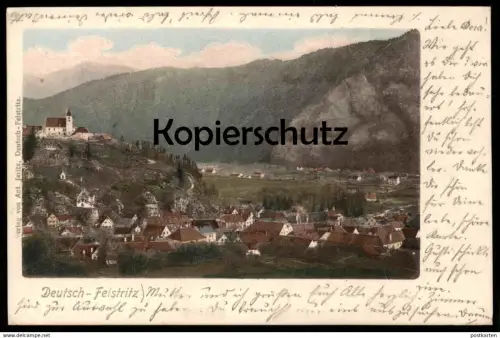 ALTE POSTKARTE DEUTSCH-FEISTRITZ 1902 Deutschfeistritz bei Peggau Graz Steiermark Austria AK Ansichtskarte cpa postcard