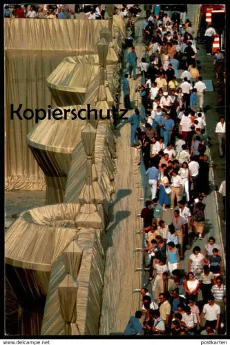 ÄLTERE POSTKARTE CHRISTO & JEANNE CLAUDE LE PONT NEUF EMPAQUETÉ PARIS WRAPPED Ansichtskarte cpa postcard AK