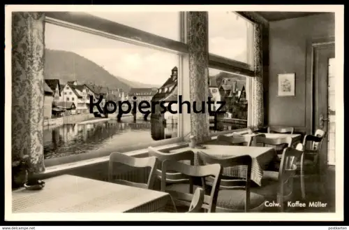 ÄLTERE POSTKARTE CALW KAFFEE MÜLLER Baden-Württemberg AK Ansichtskarte cpa postcard