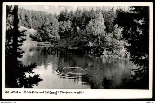 ALTE POSTKARTE WALD-SEE LUFTKURORT ASBACH WESTERWALD TEICH Kreise Spiegelung AK Ansichtskarte postcard cpa
