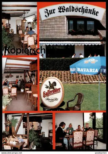 ÄLTERE POSTKARTE DRÜBECK ZUR WALDSCHÄNKE HASSERÖDER BIER beer label Ilsenburg Harz Autogramm Germer cpa postcard AK