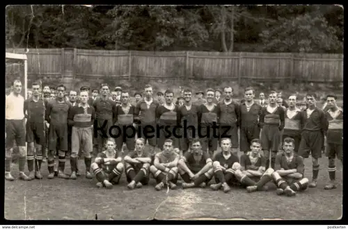 ALTE FOTO POSTKARTE FUSSBALL 1. FC PFORZHEIM ? Photo Fußball football soccer Trikot jersey maillot cpa photo postcard AK