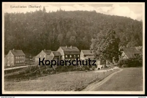 ALTE POSTKARTE KAMSCHLACKEN OBERHARZ Harz Osterode Riefensbeek-Kamschlacken Ansichtskarte AK postcard cpa