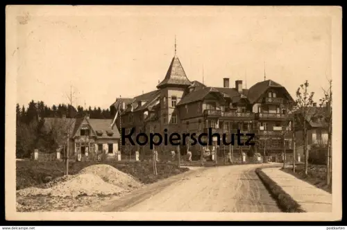 ALTE POSTKARTE KÖNIGSFELD SCHWARZWALD DONISWALDHOTEL HOTEL DONISWALD ERDHAUFEN 1924 Ansichtskarte AK cpa postcard
