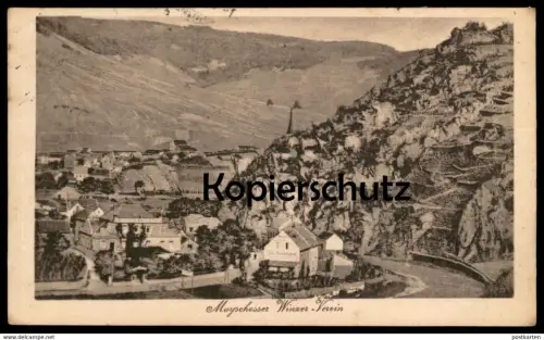 ALTE POSTKARTE MAYSCHOSSER WINZER-VEREIN BEI ALTENAHR MAYSCHOSS Winzer vigneron winemaker winegrower vine dresser