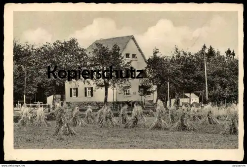 ALTE POSTKARTE EIFELHAUS REICHSBAHN RAMSCHEIDERHÖHE ÜBER HELLENTHAL EIFEL Ansichtskarte postcard cpa