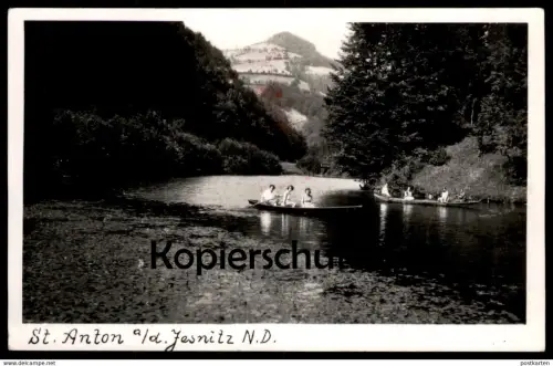 ALTE POSTKARTE ST. ANTON AN DER JESNITZ 1943 JESSNITZ Scheibbs Österreich Austria Stempel Feldpost Ansichtskarte Foto AK