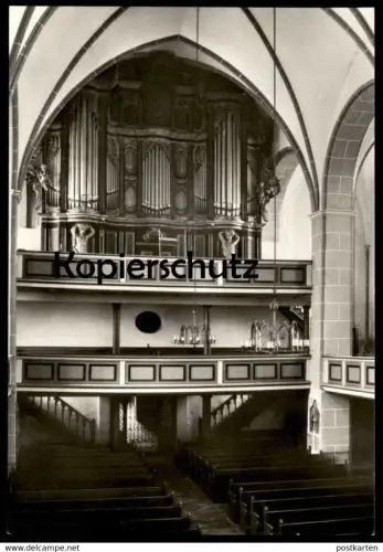 ÄLTERE POSTKARTE HAVELBERG ST. LAURENTIUS KIRCHE WAGNER SCHOLZE ORGEL Scholtze interieur l'eglise orgue organ postcard