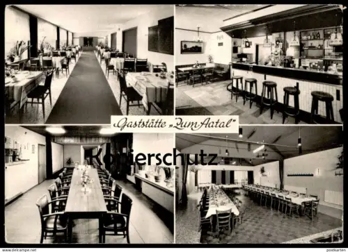 ÄLTERE POSTKARTE GREVEN GASTSTÄTTE ZUM AATAL Strasse Sprakel - Greven Kegelbahn piste de quilles bowling alley ninepin