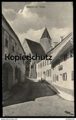 ALTE POSTKARTE MARKTKIRCHE VORAU 1911 STEIERMARK Kirche church Austria Autriche Österreich cpa postcard AK Ansichtskarte