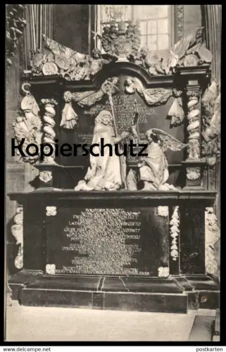ALTE POSTKARTE MÜNSTER GRAB KARDINAL BISCHOF CHRISTOPH BERNHARD VON GALEN Denkmal Funeral Monument Bishop Engel Angel AK