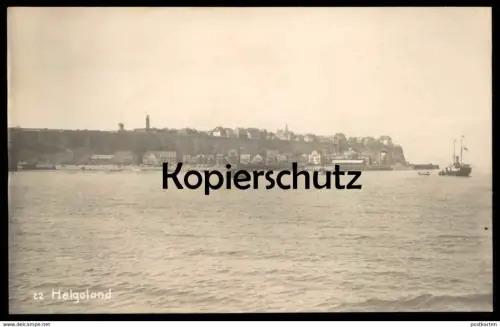 ALTE POSTKARTE HELGOLAND PANORAMA INSEL VOR ZERSTÖRUNG LEUCHTTURM lighthous phare Ansichtskarte AK cpa postcard