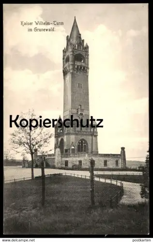 ALTE POSTKARTE BERLIN GRUNEWALD KAISER WILHELM TURM Tower tour cpa postcard AK Ansichtskarte