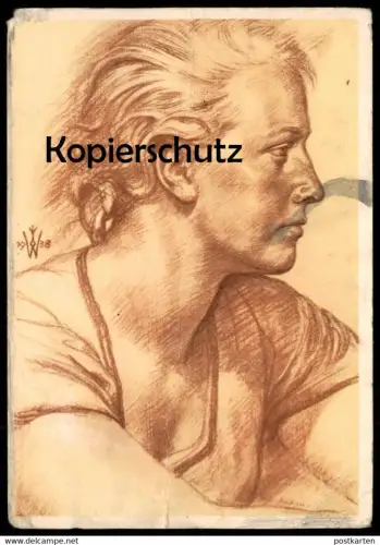 ALTE POSTKARTE W. WILLRICH STEIRISCHE BERGBAUERNTOCHTER Stempel VDA Kameradschaftsopfer Dezember 1941 postcard AK cpa