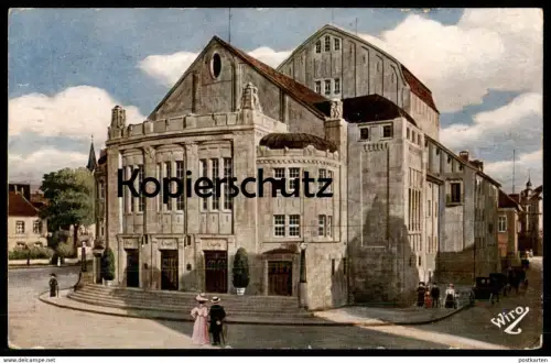 ALTE POSTKARTE OSNABRÜCK STADTTHEATER 1915 PAAR WIEDEMANN'S KÜNSTLERKARTEN WIRO No. 2247 A Feldpost Theater Theatre cpa