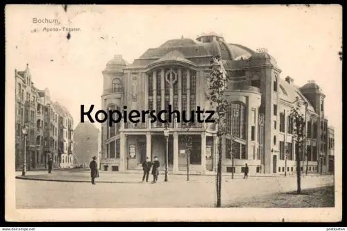 ALTE POSTKARTE BOCHUM APOLLO THEATER 1910 Apollotheater Theatre Oper Ansichtskarte AK cpa postcard