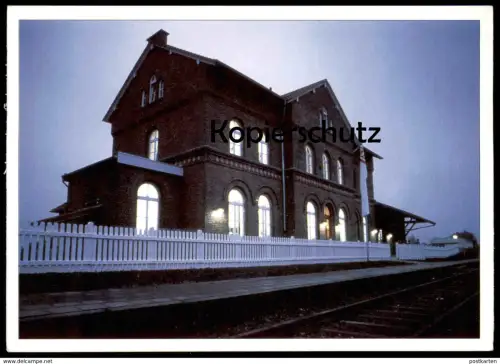 POSTKARTE BAHNHOF HEIMATHAUS DARFELD ROSENDAHL KREIS BORKEN Station Gare Ansichtskarte AK cpa postcard