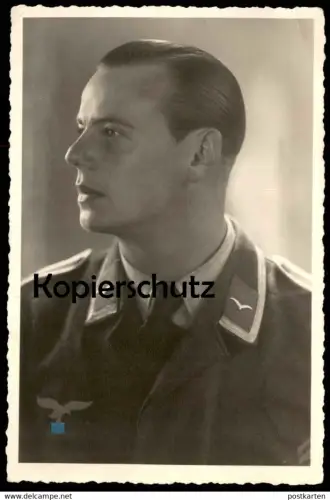 ALTE FOTO POSTKARTE SOLDAT IN UNIFORM 40er Jahre Photo Soldier Guerre WWII 2. WK Weltkrieg Militär military cpa postcard