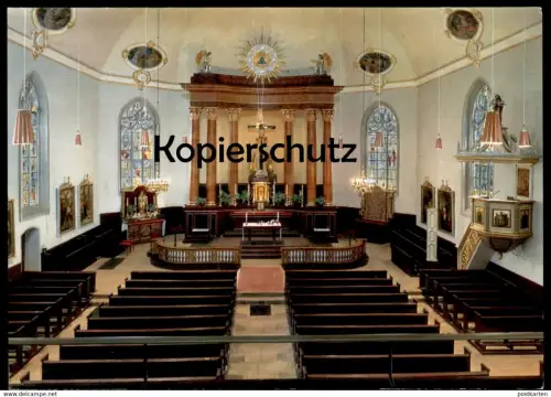 POSTKARTE GLANDORF ST. JOHANNIS PFARRKIRCHE Kirche church église iglesia Jesus Landkreis Osnabrück cpa postcard AK