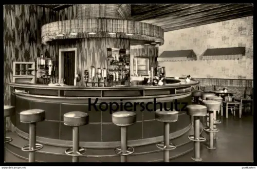 ÄLTERE POSTKARTE FREIBURG IM BREISGAU MILCHBAR HOCHALLEE INH. PETER PORALLA milk bar Architektur Ansichtskarte AK cpa