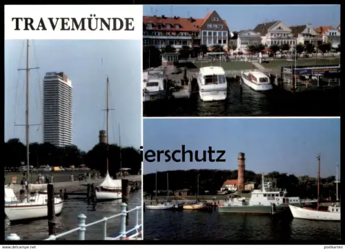 ÄLTERE POSTKARTE TRAVEMÜNDE ZOLLSCHIFF PRIWALL Schiff Zoll border police patrol ship boat customs douane frontalière