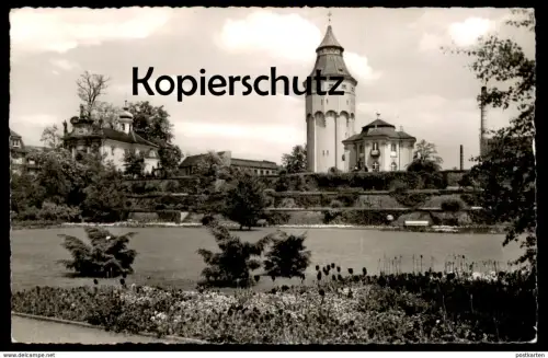 ÄLTERE POSTKARTE RASTATT PAGODENBURG MIT ANLAGEN WASSERTURM cpa postcard Ansichtskarte