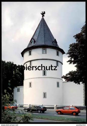 POSTKARTE DORTMUND ADLERTURM VOLKSWAGEN VW POLO Renault Citroen ? Auto Autos car cars Turm tower tour cpa postcard AK