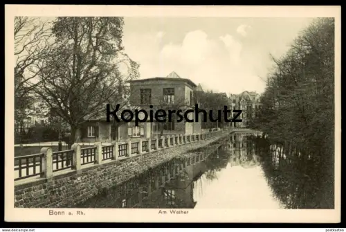 ALTE POSTKARTE BONN AM WEIHER 1910 Ansichtskarte AK cpa postcard