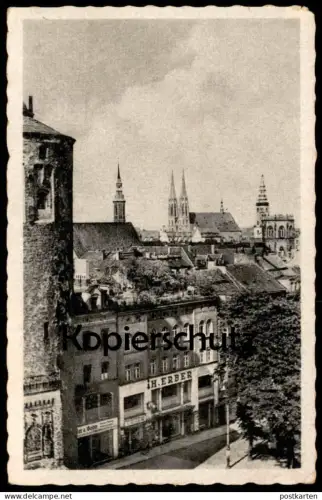 ALTE POSTKARTE GÖRLITZ STADT DER TRUTZIGEN TÜRME GESCHÄFT H. ERBER Turm tower tour Zgorzelec Ansichtskarte postcard cpa