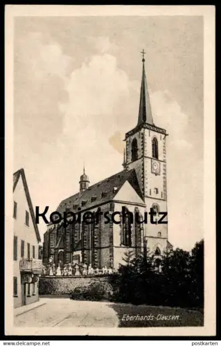 ALTE POSTKARTE EBERHARDS-CLAUSEN KLAUSEN WALLFAHRTSORT AUS DEM 15. JAHRHUNDERT EIFEL WITTLICH-LAND AK Ansichtskarte cpa