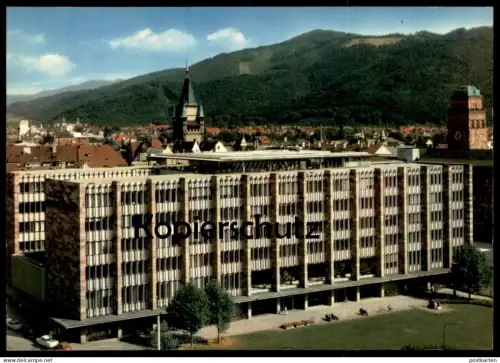ÄLTERE POSTKARTE FREIBURG IM BREISGAU KARL LUDWIG UNIVERSITÄT NEUBAU PANORAMA Ansichtskarte postcard cpa AK