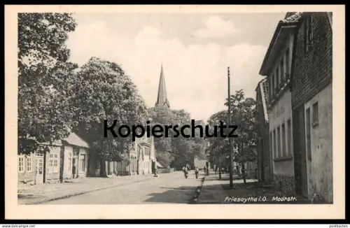 ALTE POSTKARTE FRIESOYTHE MOORSTRASSE OLDENBURGER MÜNSTERLAND Ansichtskarte postcard cpa AK