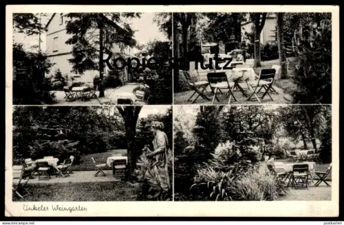 ÄLTERE POSTKARTE FREMDENHEIM HAUSEN UNKELER WEINGARTEN UNKEL AM RHEIN GROSSER PARK GARAGE AK Ansichtskarte cpa postcard