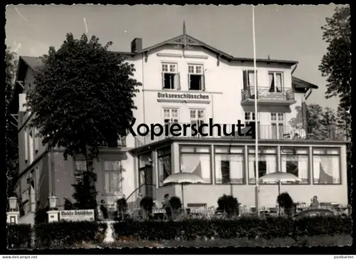 ÄLTERE POSTKARTE MALENTE GREMSMÜHLEN DIEKSEESCHLÖSSCHEN DIEKSEE VILLA HAUS TERRASSE AK Ansichtskarte cpa postcard