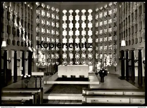 ÄLTERE POSTKARTE KIERSPE PFARRKIRCHE ST. JOSEF ARCHITEKT GOTTFRIED BÖHM Kirche Altar church église Ansichtskarte AK cpa