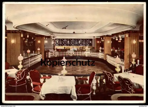 ALTE POSTKARTE MÜNCHEN REGINA PALAST HOTEL NEUE REGINA BAR MAXIMILIANSPLATZ 2 INNENANSICHT AK Ansichtskarte postcard cpa